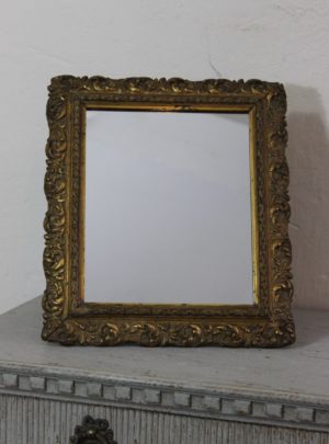 Beautiful old French table mirror.