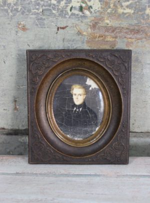 Lille fin Fransk 1800-tals metal ramme fra Paris.