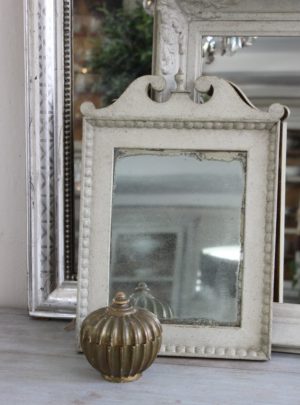 French vintage wooden jewelry box with nice patina.