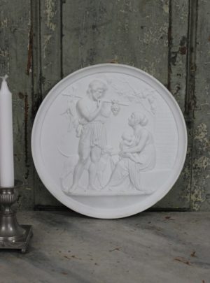 Thorvaldsen bisquit relief of B & G from the late 1800's. W.29,0